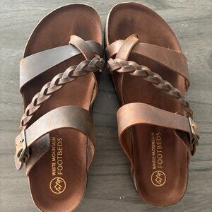White Mountain Hazy Slide Sandal Size 9